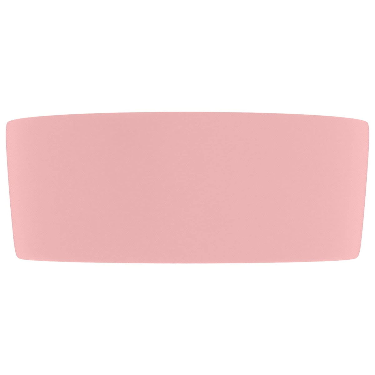 147010 vidaXL Luxury Wash Basin Round Matt Pink 40x15 cm Ceramic