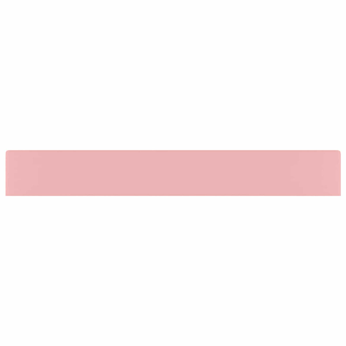 147021 vidaXL Luxury Basin with Faucet Hole Matt Pink 60x46 cm Ceramic