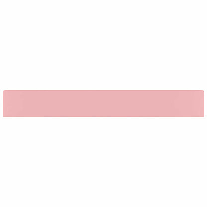 147021 vidaXL Luxury Basin with Faucet Hole Matt Pink 60x46 cm Ceramic