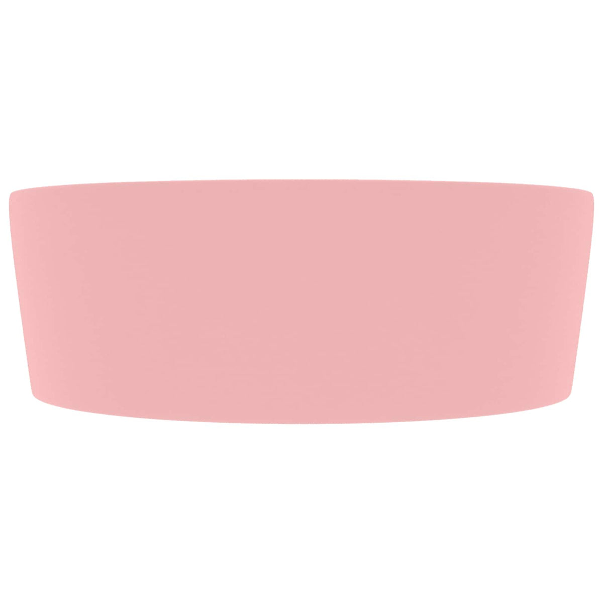 147032 vidaXL Luxury Wash Basin with Overflow Matt Pink 36x13 cm Ceramic