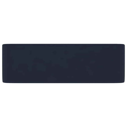 vidaXL Luxury Wash Basin Matt Dark Blue 41x30x12 cm Ceramic