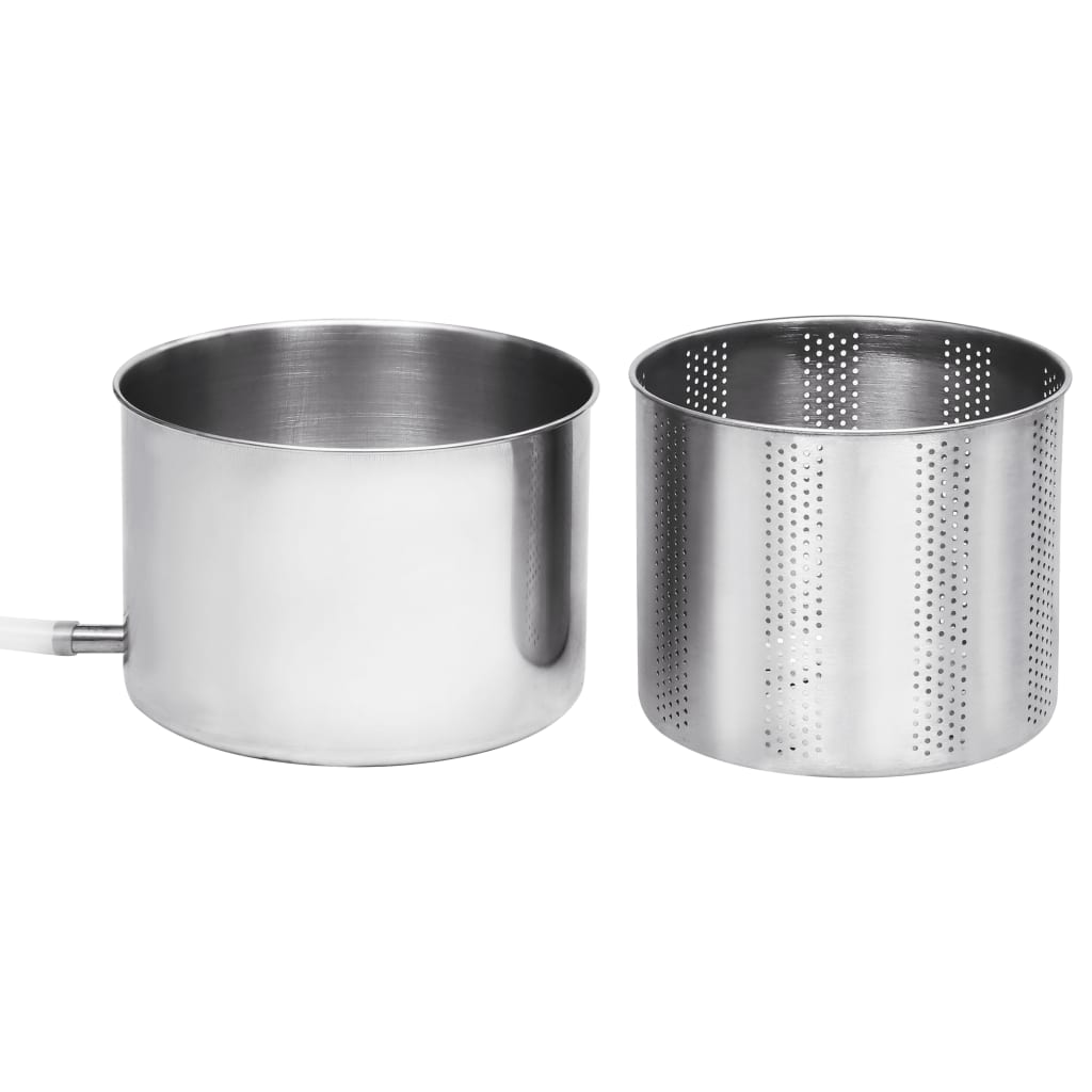 vidaXL Fruit and Wine Press Stainless Steel 6 L