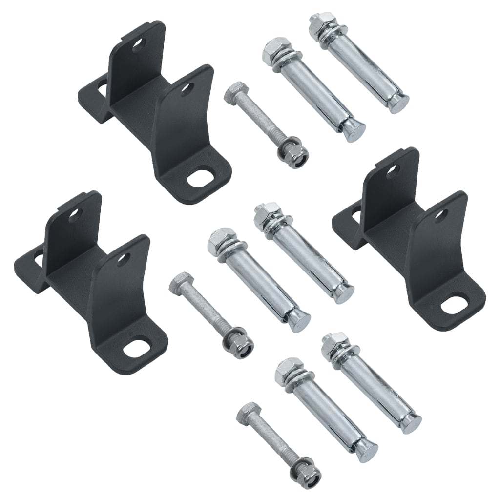 vidaXL Manual Retractable Awning 450x300 cm Orange and Brown