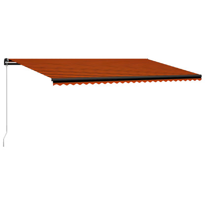 vidaXL Manual Awning with Solar LED 6 x 3 m