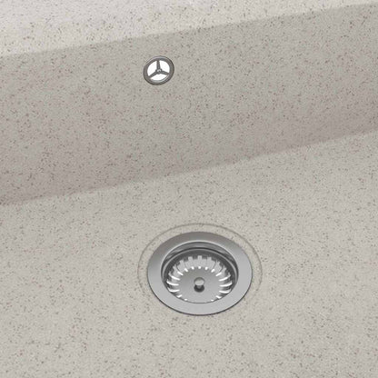 vidaXL Kitchen Sink Beige 79 x 50 x 31 cm Granite