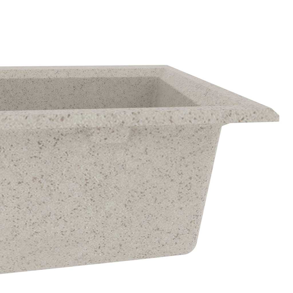 vidaXL Kitchen Sink Beige 79 x 50 x 31 cm Granite
