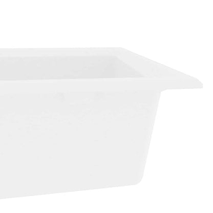 vidaXL Kitchen Sink White 79 x 50 x 31 cm Granite