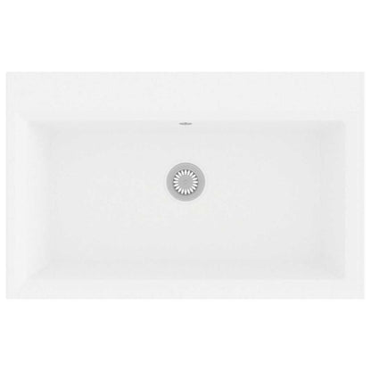 vidaXL Kitchen Sink White 79 x 50 x 31 cm Granite