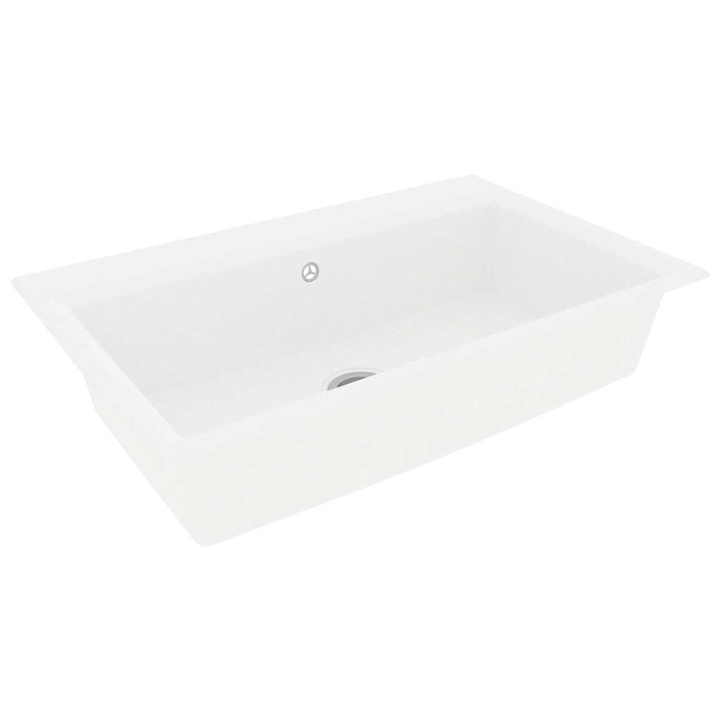 vidaXL Kitchen Sink White 79 x 50 x 31 cm Granite