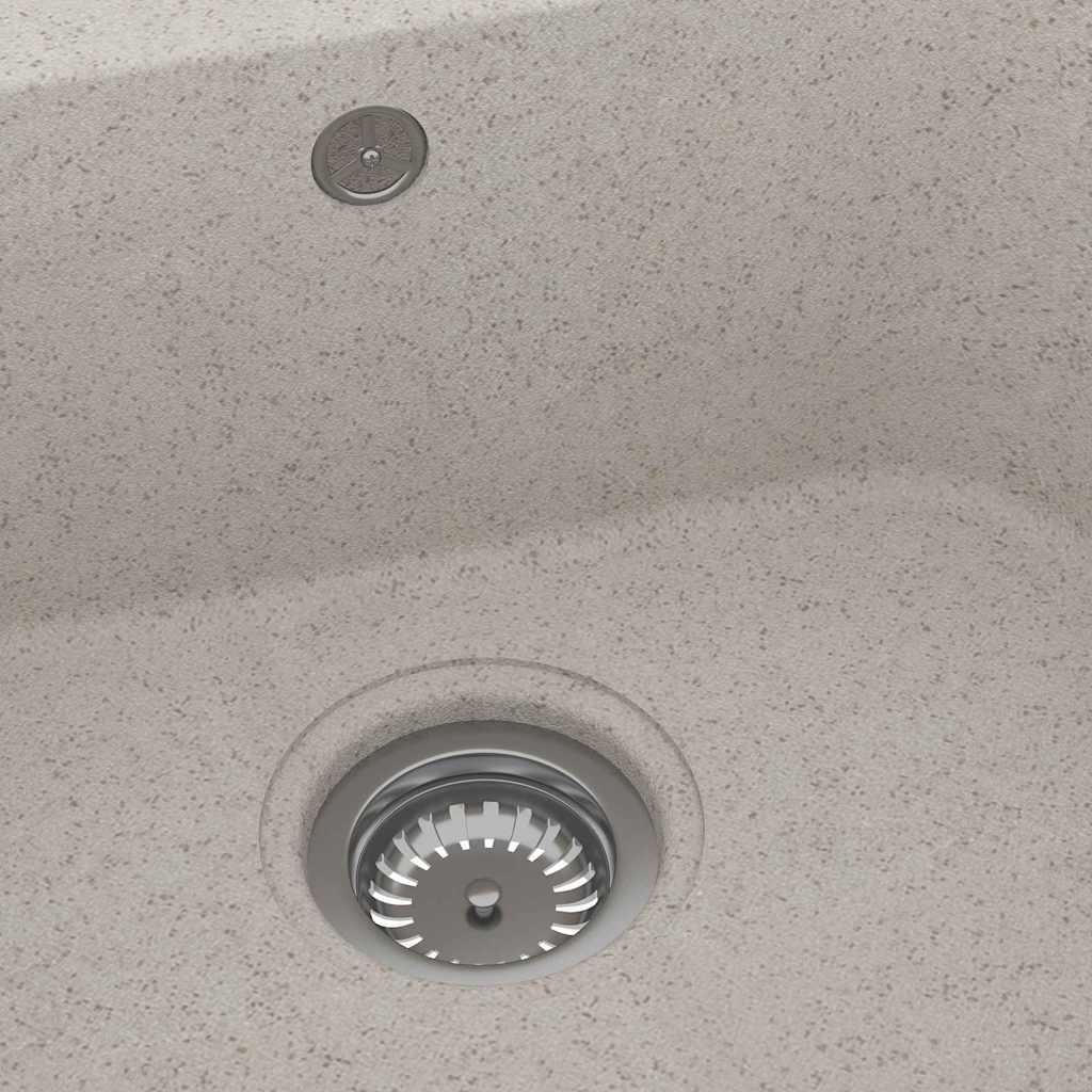 vidaXL Kitchen Sink Beige 76 x 48 x 30 cm Granite