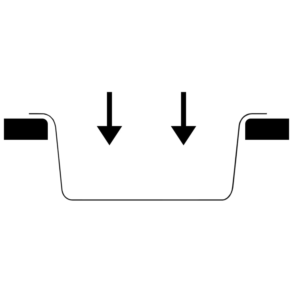 vidaXL Kitchen Sink with Overflow Hole Double Basins Grey Granite