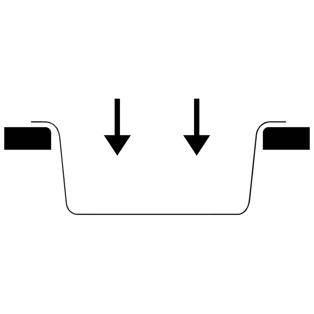vidaXL Kitchen Sink with Overflow Hole Double Basins White Granite
