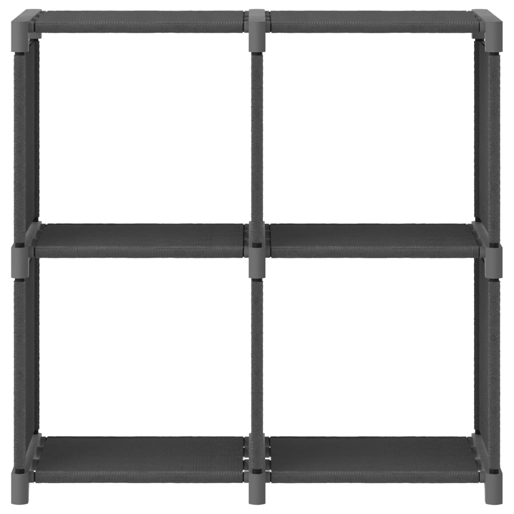 vidaXL 4-Cube Display Shelf Grey 69x30x72.5 cm Fabric