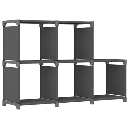 vidaXL 5-Cube Display Shelf Grey 103x30x72.5 cm Fabric