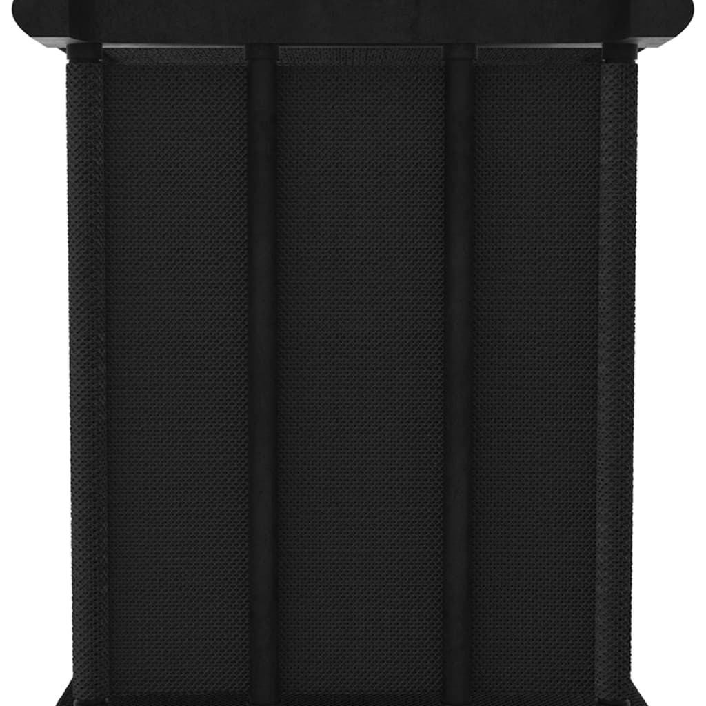 vidaXL 6-Cube Display Shelf with Boxes Black 103x30x72.5 cm Fabric