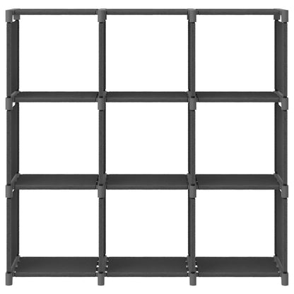 vidaXL 9-Cube Display Shelf Grey 103x30x107.5 cm Fabric