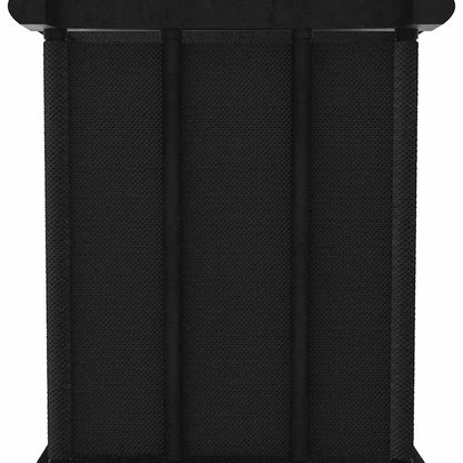 322619 vidaXL 15-Cube Display Shelf with Boxes Black 103x30x175,5 cm Fabric