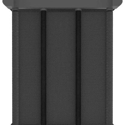 322621 vidaXL 15-Cube Display Shelf with Boxes Grey 103x30x175,5 cm Fabric