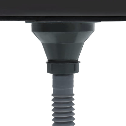 vidaXL Kitchen Sink with Drainer Set Silver 800x500x155 mm Stainless Steel