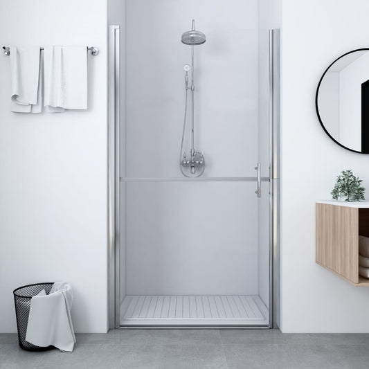 vidaXL Shower Door Tempered Glass 81x195 cm
