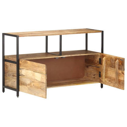 vidaXL Sideboard 110x35x65 cm Solid Mango Wood