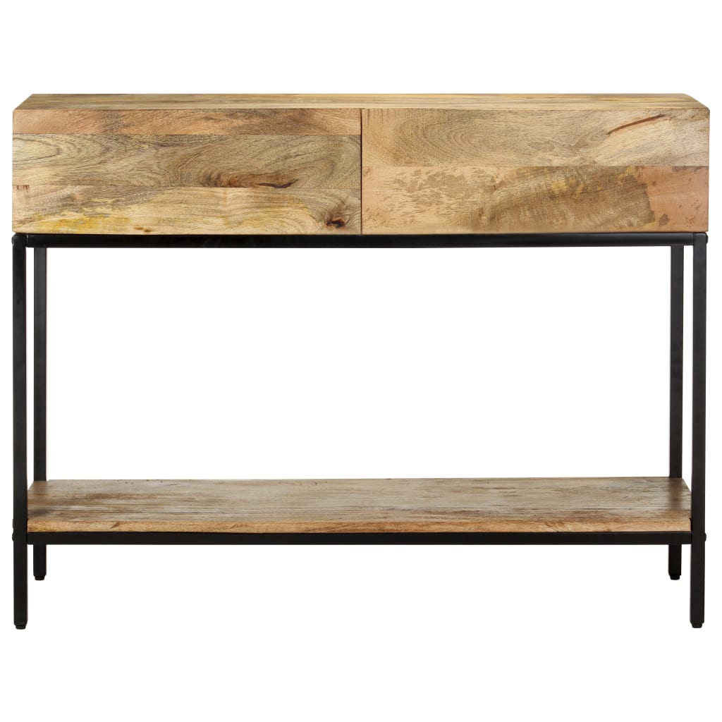vidaXL Console Table 100x35x76 cm Solid Mango Wood