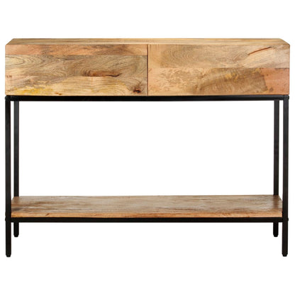 vidaXL Console Table 100x35x76 cm Solid Mango Wood