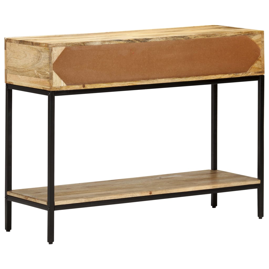 vidaXL Console Table 100x35x76 cm Solid Mango Wood