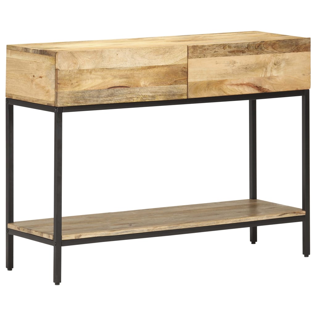 vidaXL Console Table 100x35x76 cm Solid Mango Wood