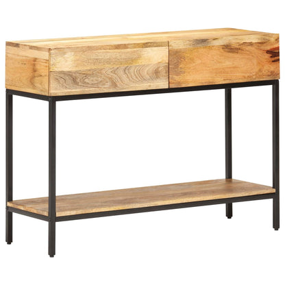 vidaXL Console Table 100x35x76 cm Solid Mango Wood