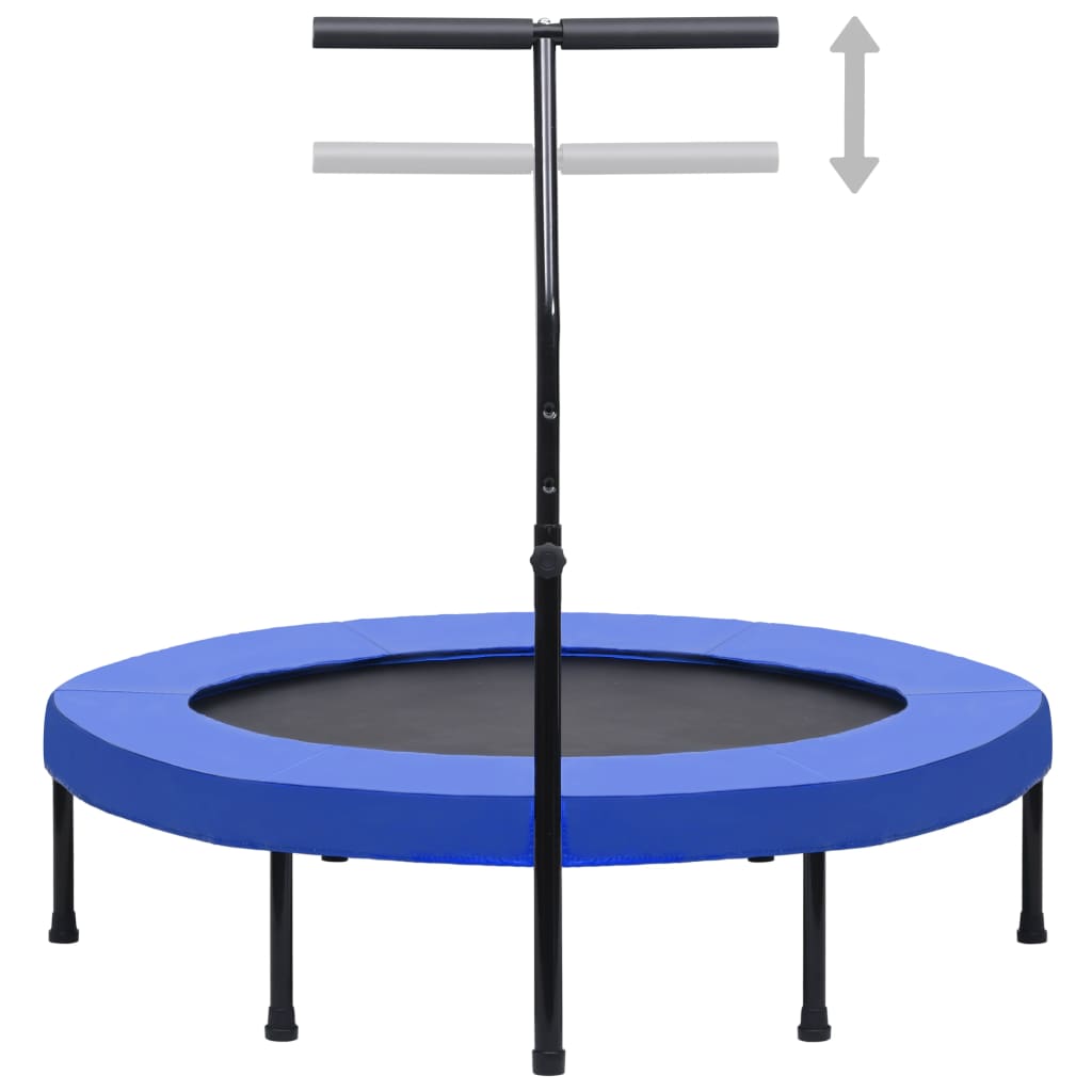 vidaXL Fitness Trampoline with Handle and Safety Pad 122 cm