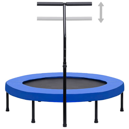 vidaXL Fitness Trampoline with Handle and Safety Pad 122 cm