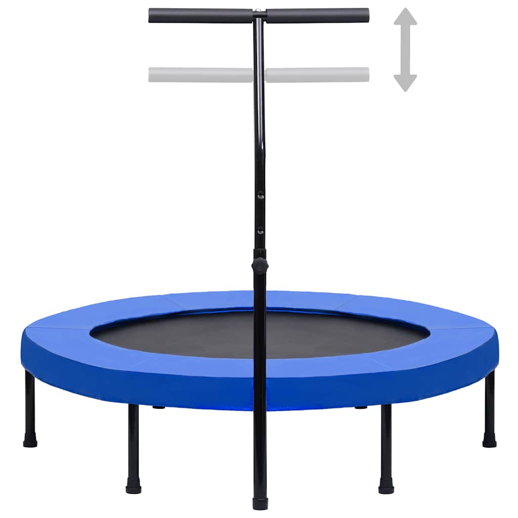 vidaXL Fitness Trampoline with Handle and Safety Pad 122 cm
