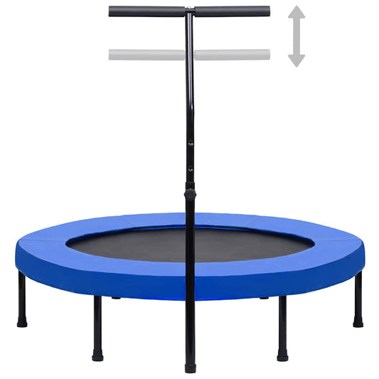 vidaXL Fitness Trampoline with Handle and Safety Pad 122 cm