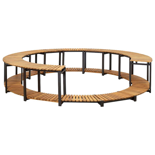 vidaXL Spa Surround 273x53 cm Solid Acacia Wood