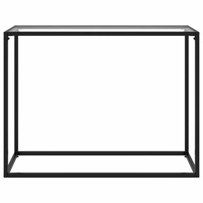 322811 vidaXL Console Table Transparent 100x35x75 cm Tempered Glass