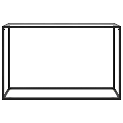 322815 vidaXL Console Table Transparent 120x35x75 cm Tempered Glass