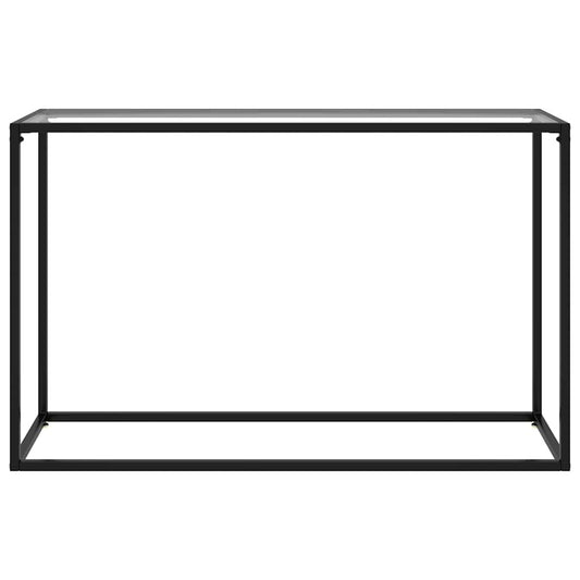 322815 vidaXL Console Table Transparent 120x35x75 cm Tempered Glass