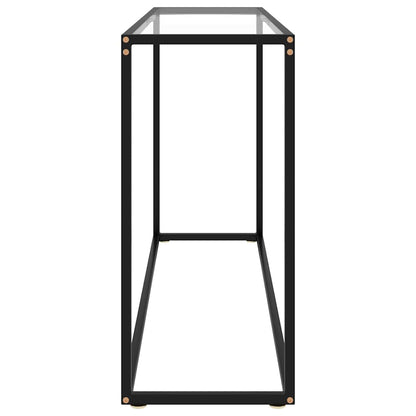 322815 vidaXL Console Table Transparent 120x35x75 cm Tempered Glass