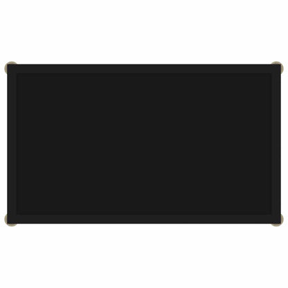 322828 vidaXL Console Table Black 60x35x75 cm Tempered Glass