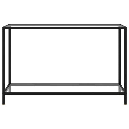 vidaXL Console Table Transparent 120x35x75 cm Tempered Glass