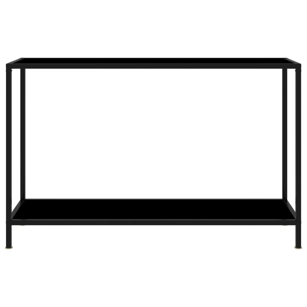 vidaXL Console Table | Black | Tempered glass | Medium | Console Table