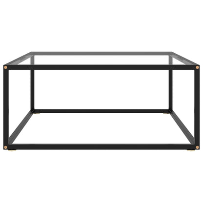 vidaXL Coffee Table | Black and transparent