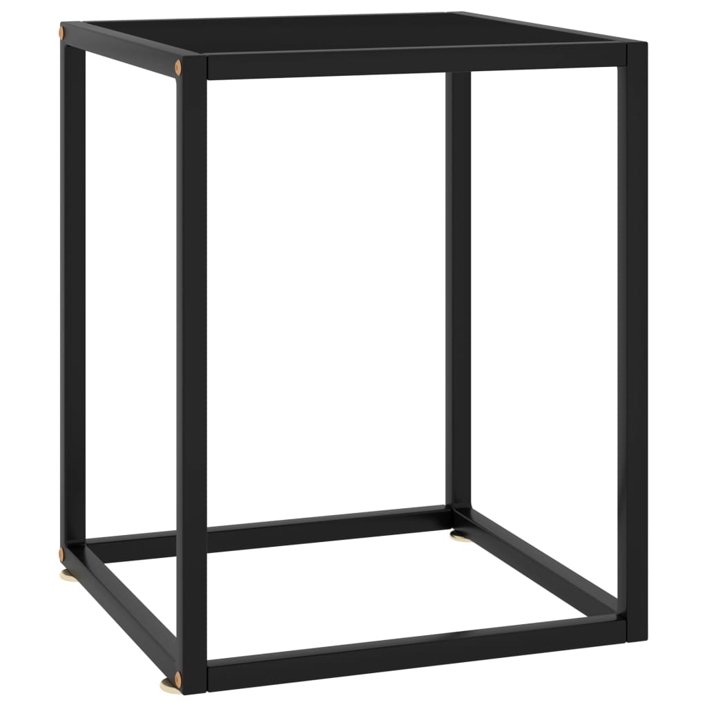 vidaXL Coffee Table | Black | Tempered glass | Small |  Durable  | Coffee Table