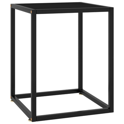vidaXL Coffee Table | Black | Tempered glass | Small |  Durable  | Coffee Table