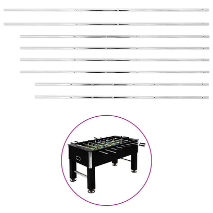 92508 vidaXL Rods for Football Table 8 pcs 15,9 mm
