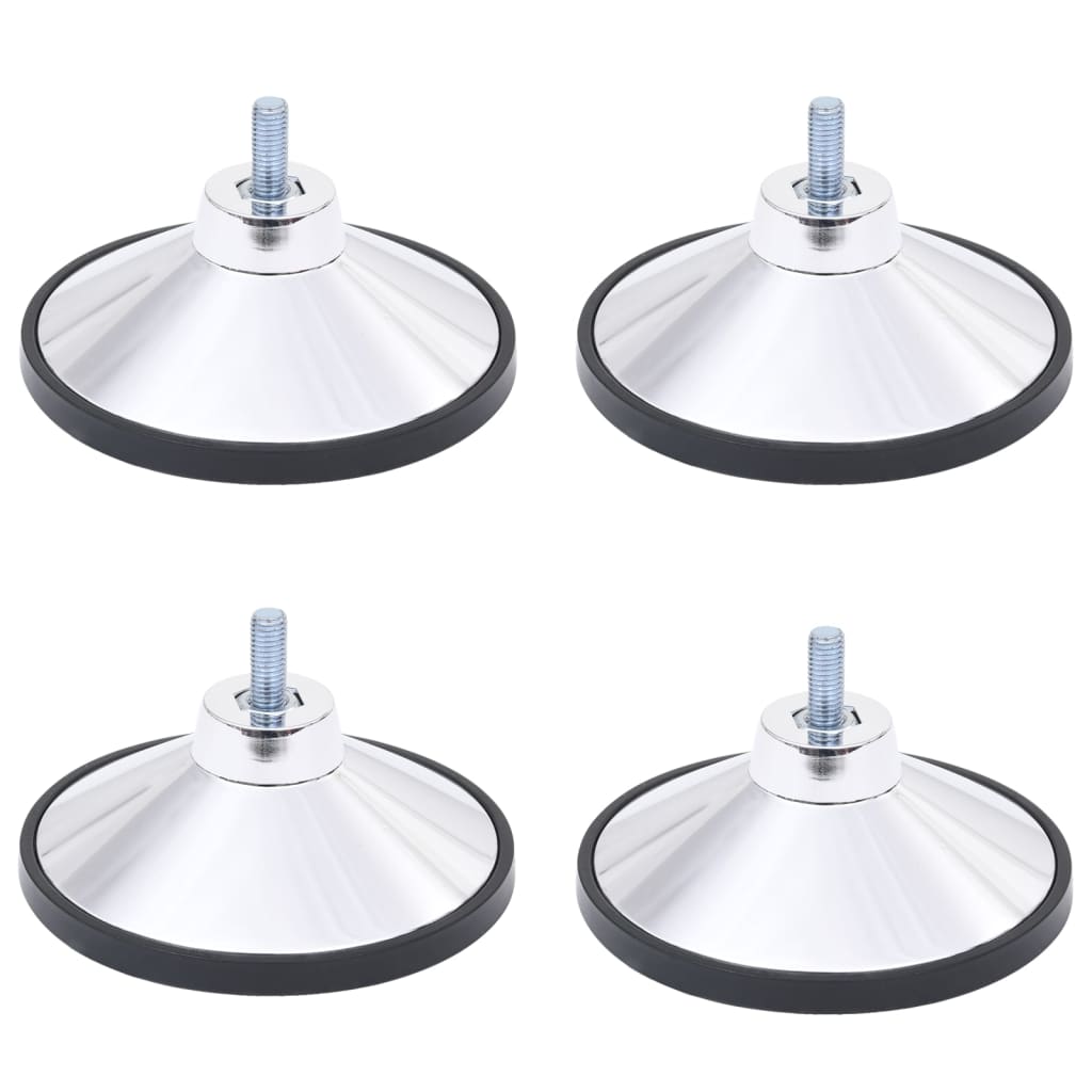 vidaXL Football Table Feet 4 pcs Chrome M10