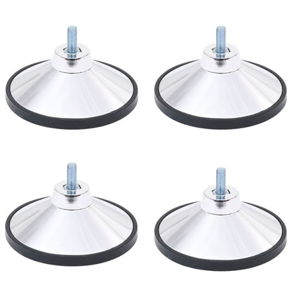 vidaXL Football Table Feet 4 pcs Chrome M10