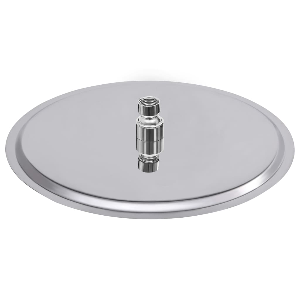 147687 vidaXL Rain Shower Head Stainless Steel 304 30 cm Round
