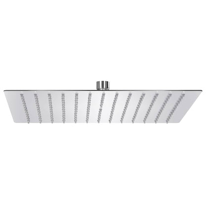 147688 vidaXL Rain Shower Head Stainless Steel 304 30x30 cm Square